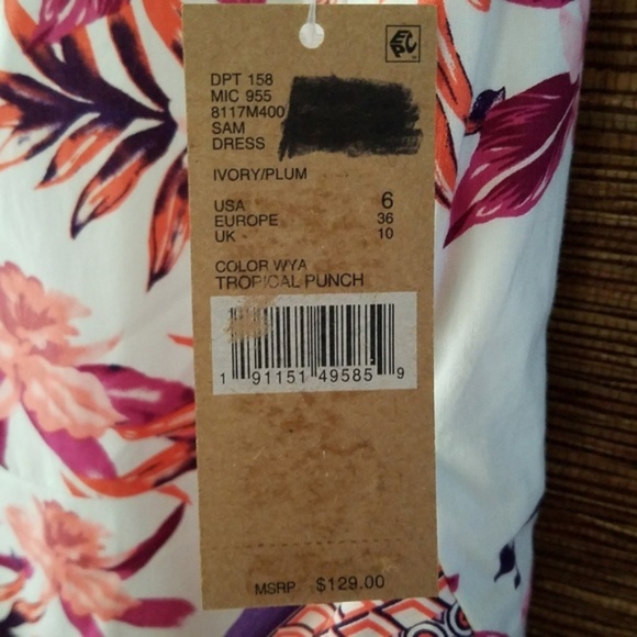 Cremieux Floral Print Sheath Cocktail Dress - Picture 8 of 8